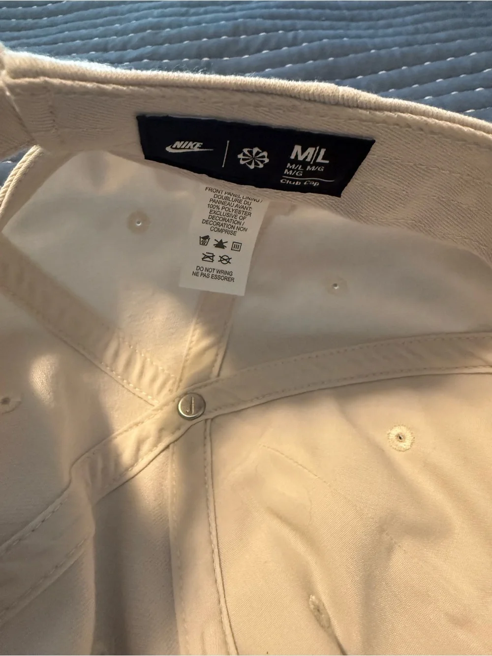 Nike cream baseball cap